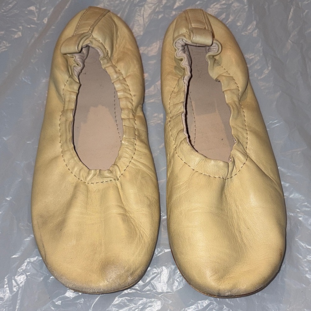 Zara Kids Cream Ballet Flats